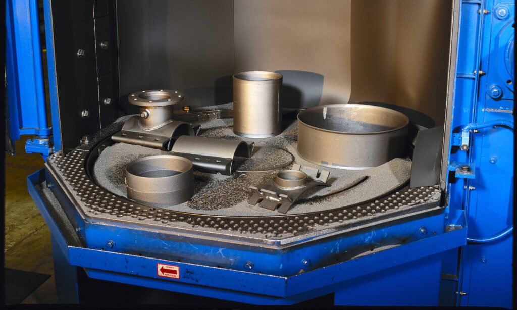  Rotary Table Shot Blasting Machine