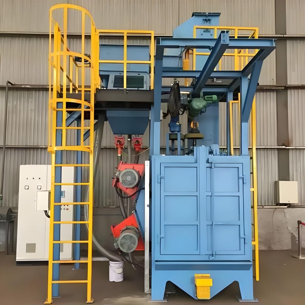 Hanger-type shot blasting machine