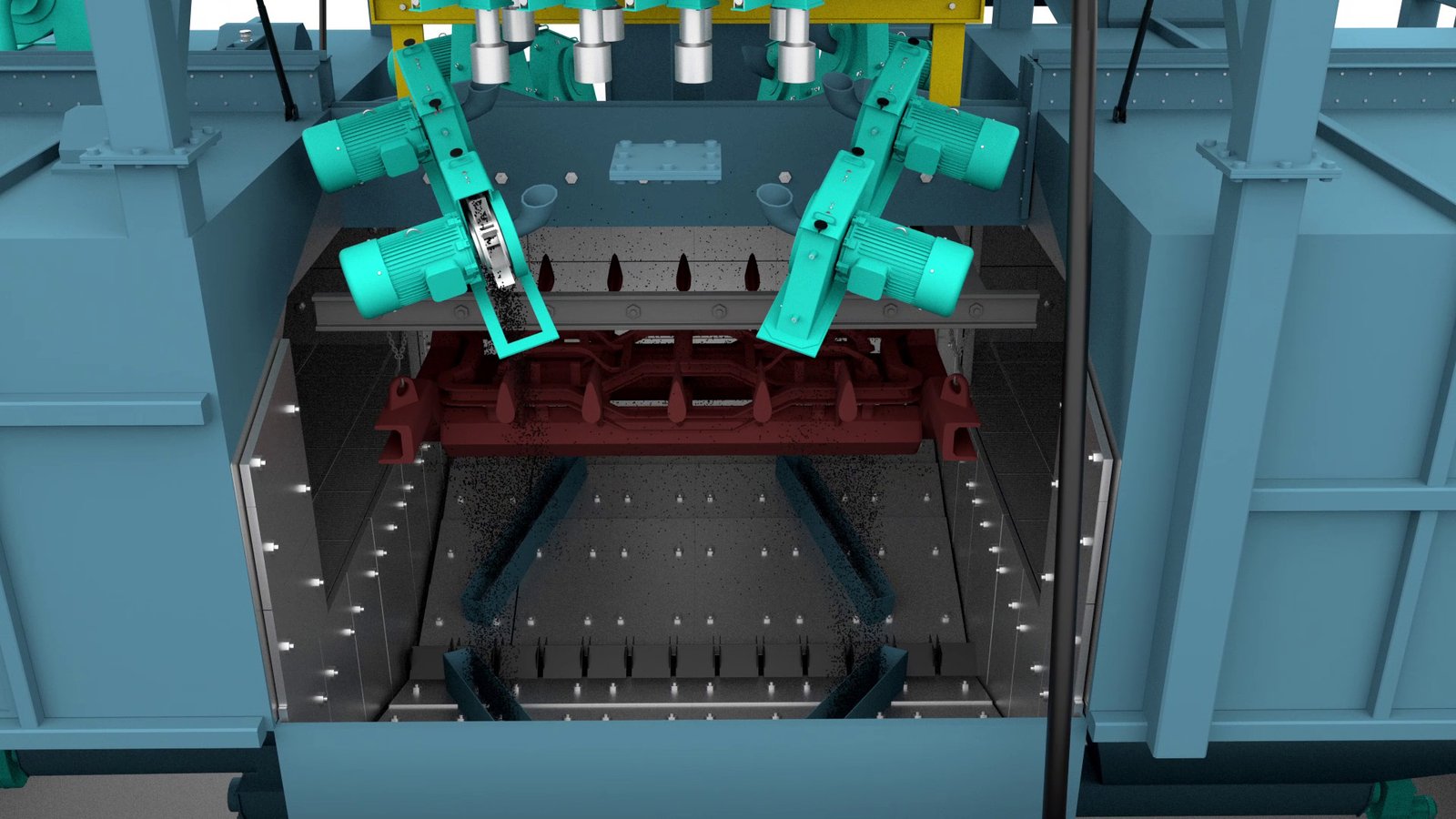 Drum Type Shot Blasting Machine