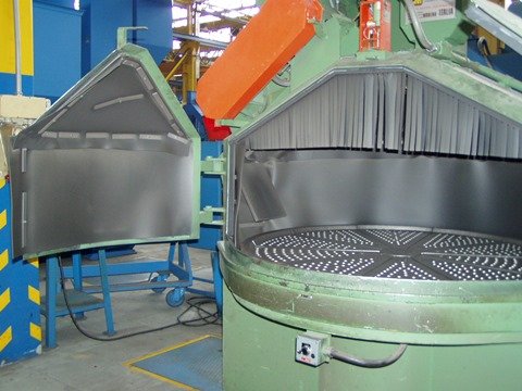  Rotary Table Shot Blasting Machine