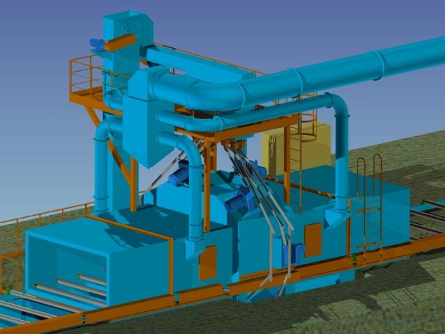 Blasting Heavy Equipment