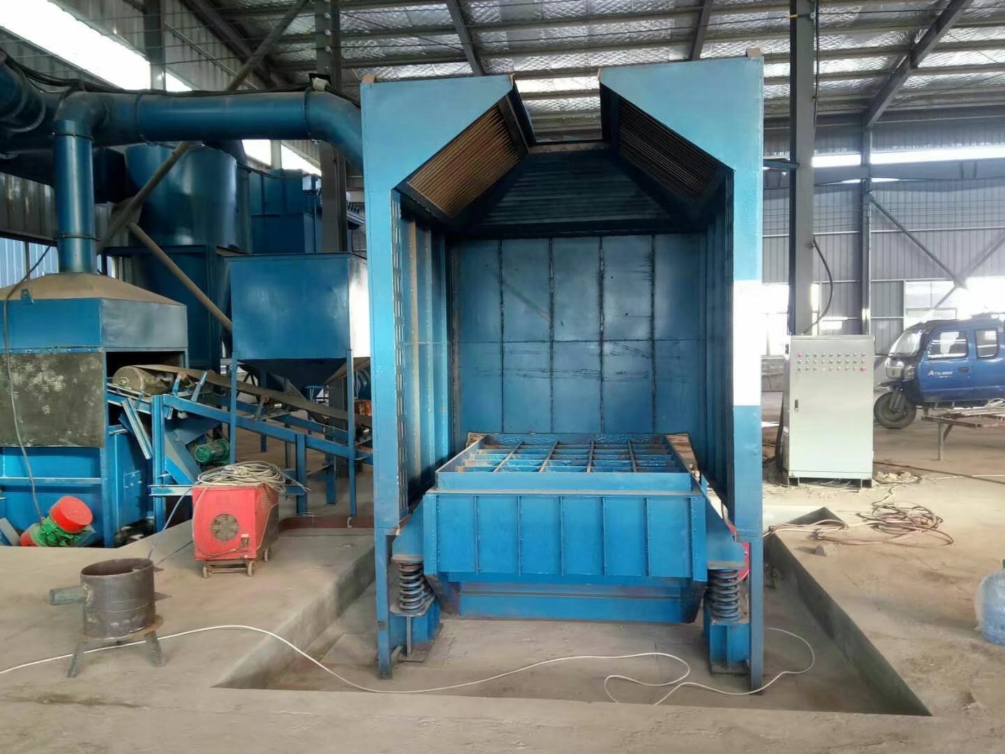 Automated Abrasive Wheel Blast System