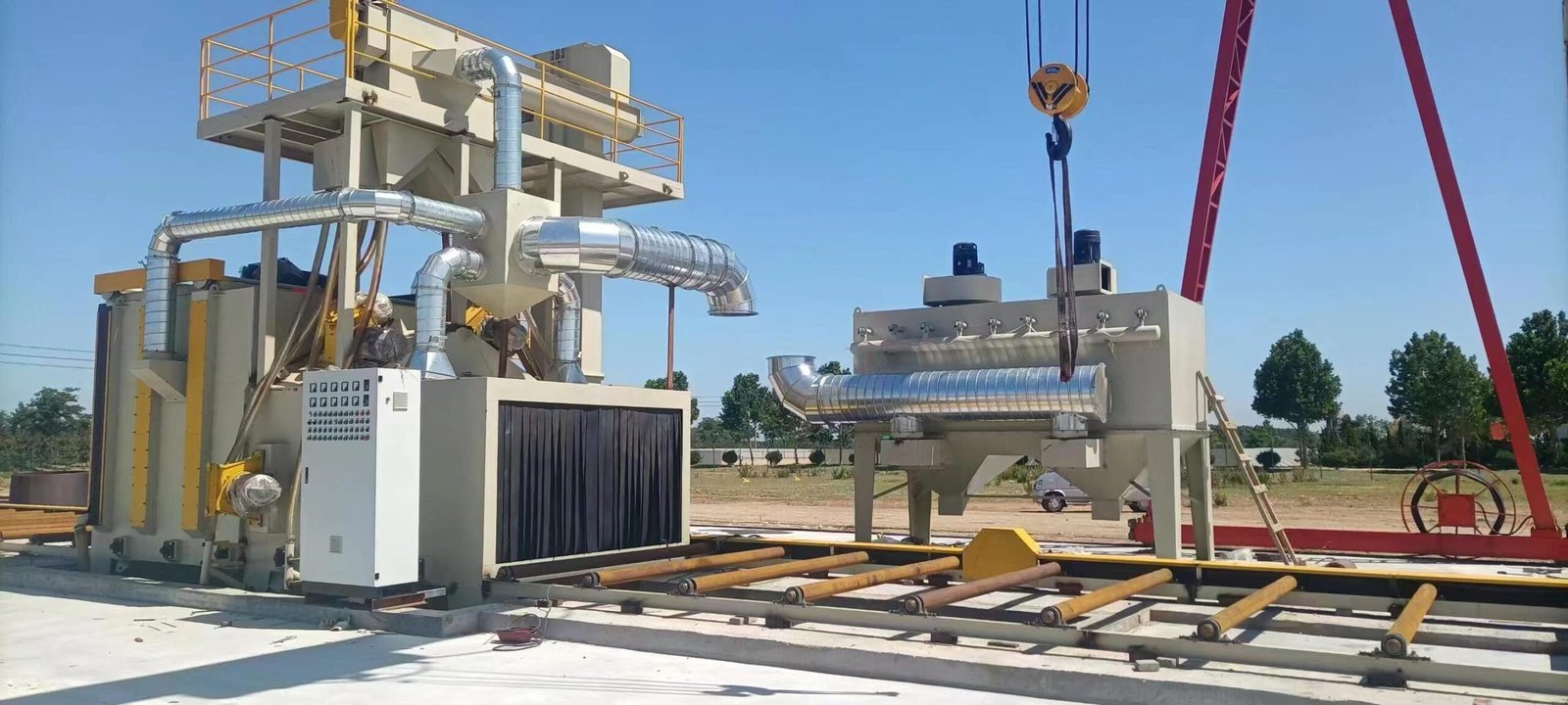 Roller Conveyor Shot Blasting Machine