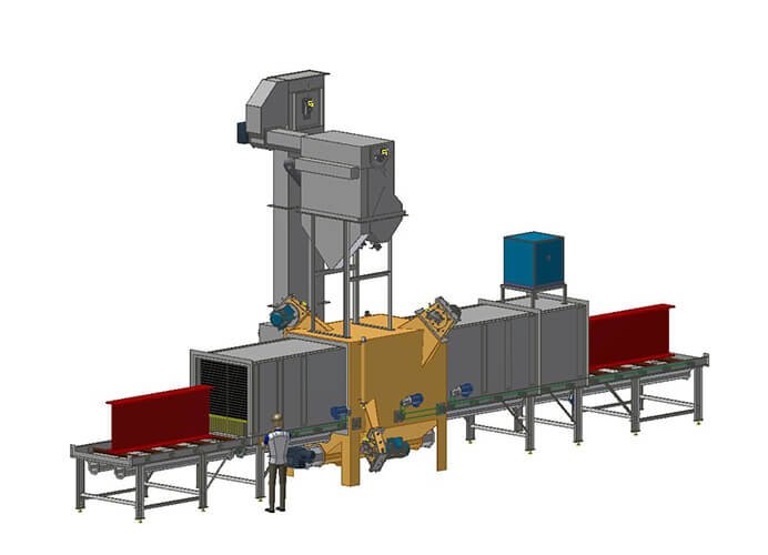 Conveyor Shot Blasting Machine