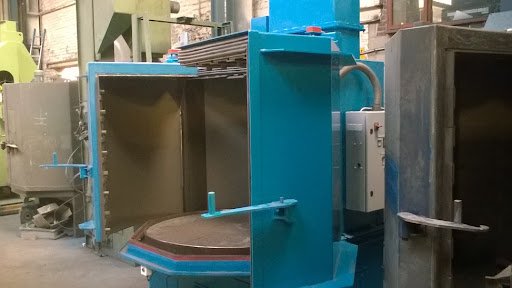 how twin rotary shot blasting system works