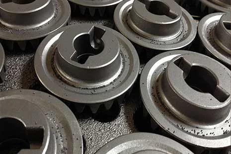 rotary shot blasting metal finishing